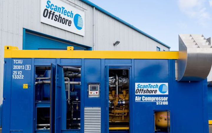 High‑output airflow enabling effective bubble curtain formation during pile driving icon