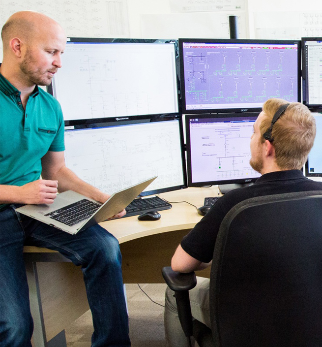 Real-time HV switching and system surveillance aligned with National Grid requirements icon