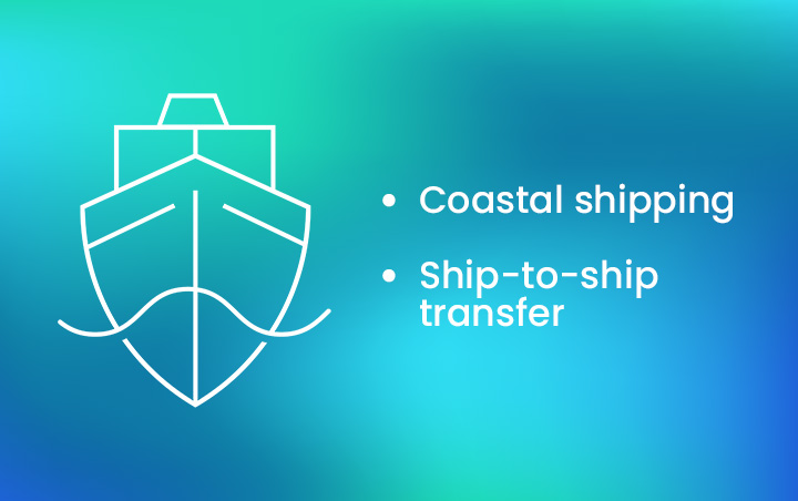 Maritime transport icon