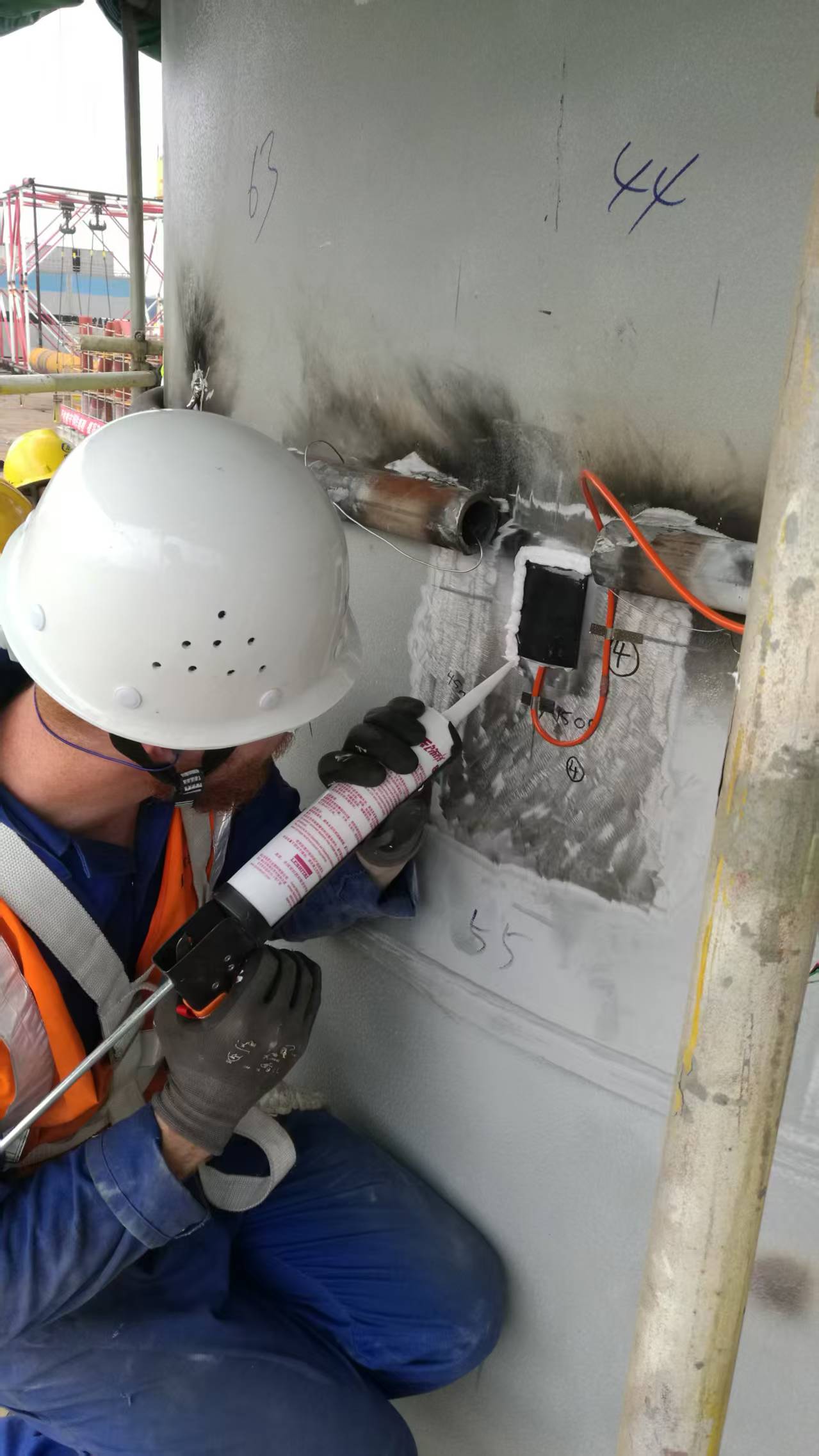 Structural health monitoring for Asian offshore wind farm