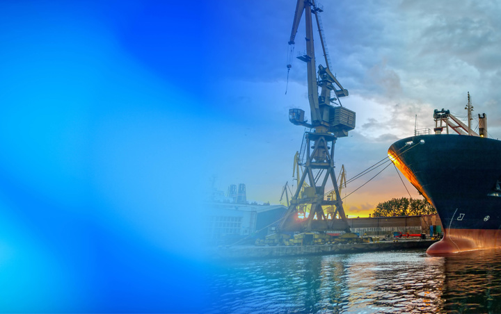 Coastal shipping icon