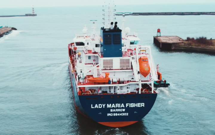 Coastal shipping icon