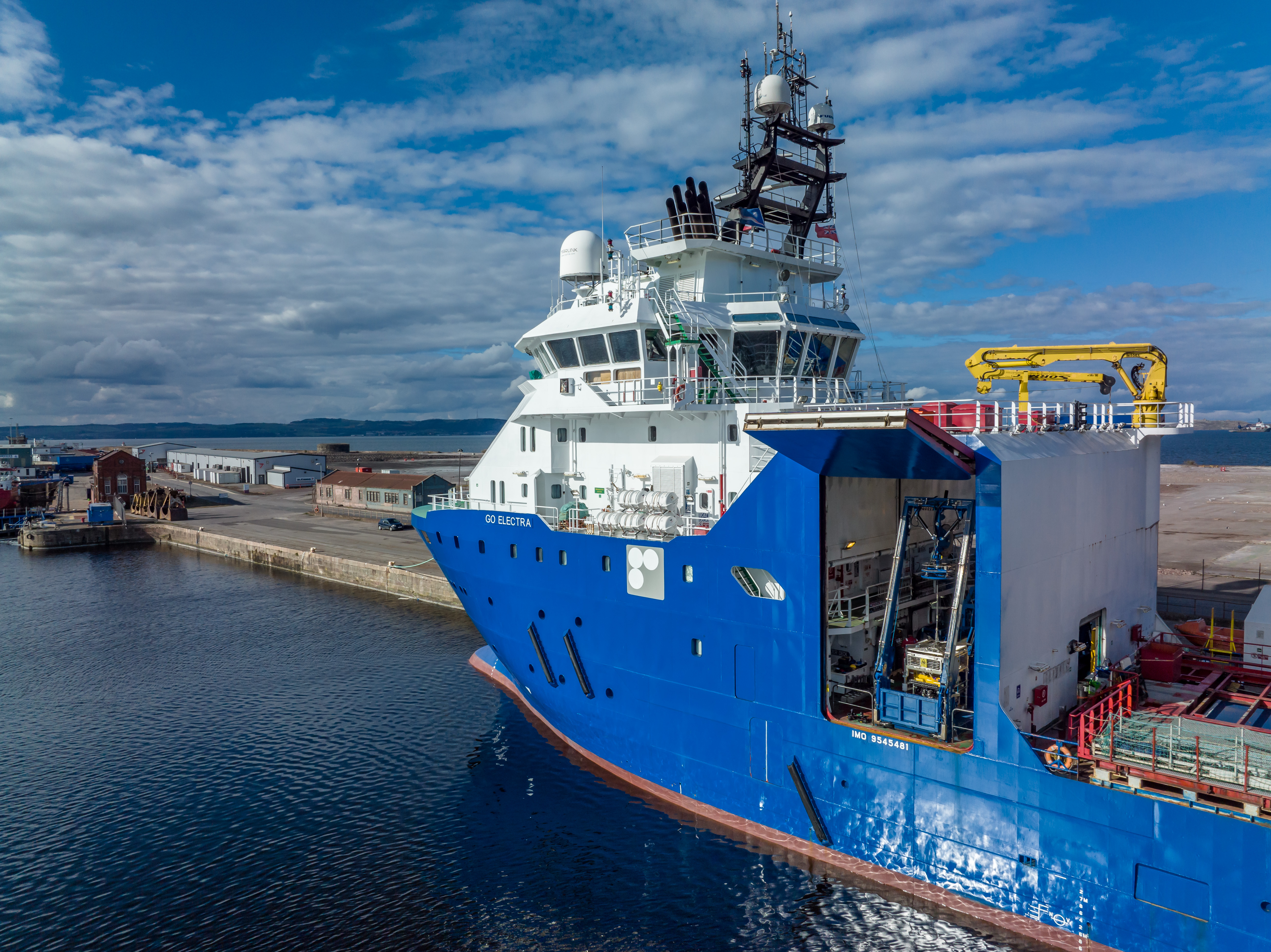 James Fisher charters multi-purpose service vessel, Go Electra, to provide faster project response times and stable day rates for customers.