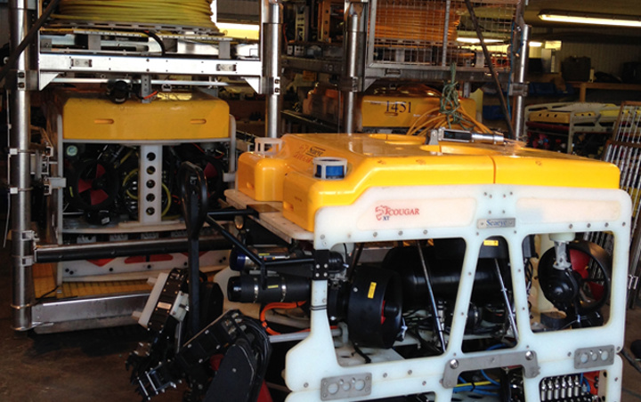 Wide fleet of inspection and work-class ROVs for complex subsea projects icon