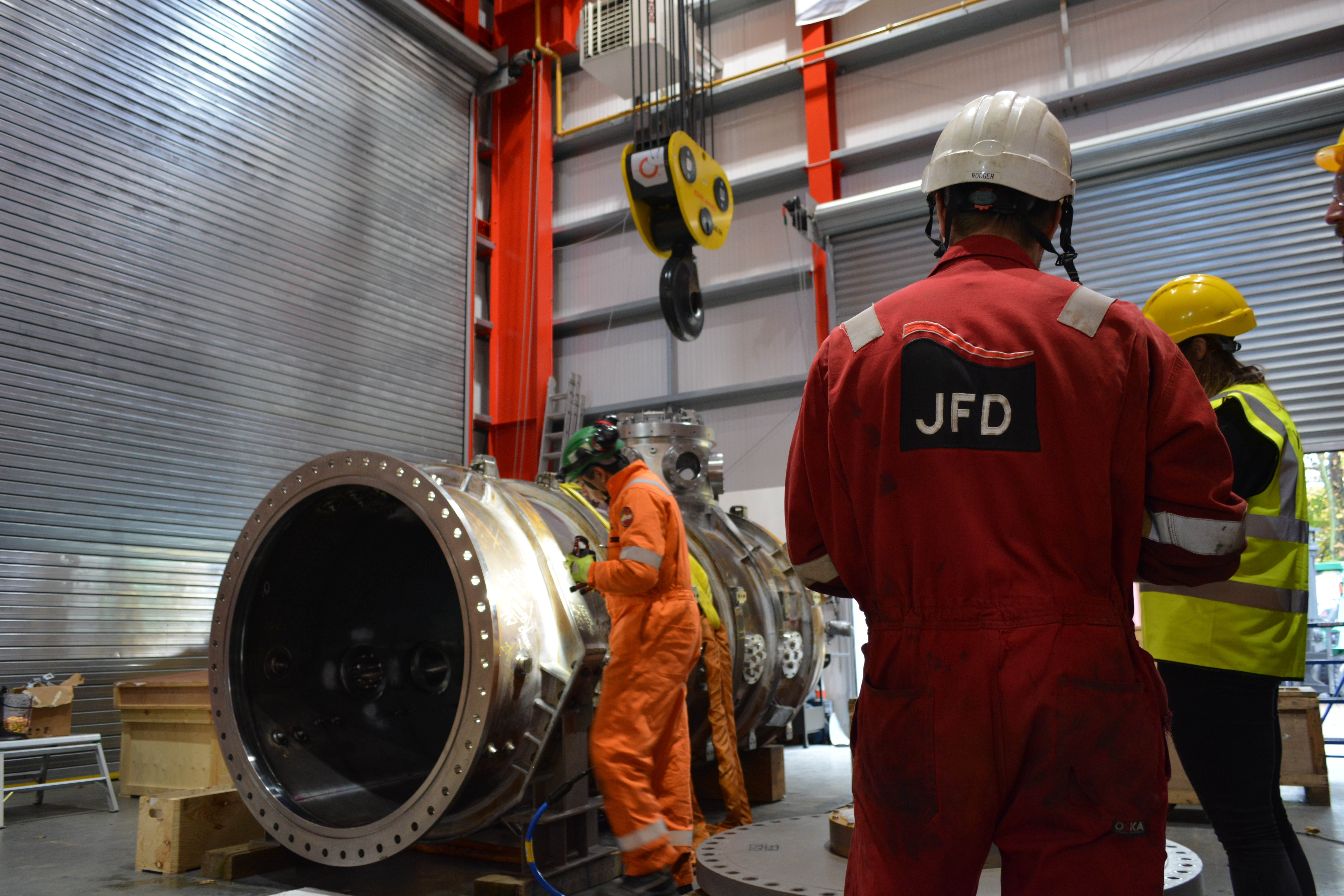 JFD was commissioned to test a submarine hull at their National Hyperbaric Centre in Aberdeen, UK.